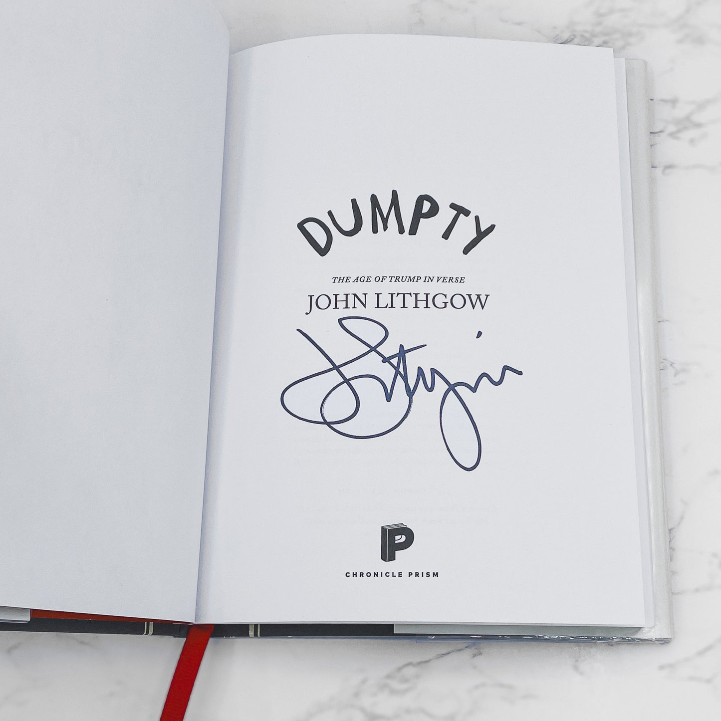 Dumpty: The Age of Trump in Verse by John Lithgow SIGNED! [FIRST EDITION] 2019