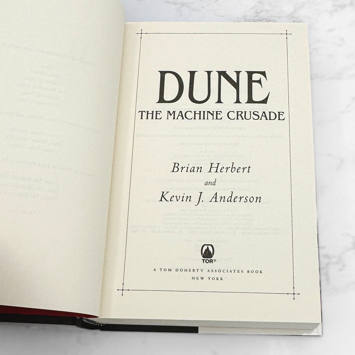 DUNE: The Machine Crusade by Brian Herbert & Kevin J. Anderson [FIRST EDITION • FIRST PRINTING] 2003 • TOR