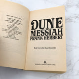 Dune Messiah by Frank Herbert [1984 PAPERBACK] • Berkley • Dune #2