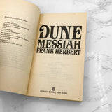 Dune Messiah by Frank Herbert [1981 PAPERBACK] • Berkley • Dune #2