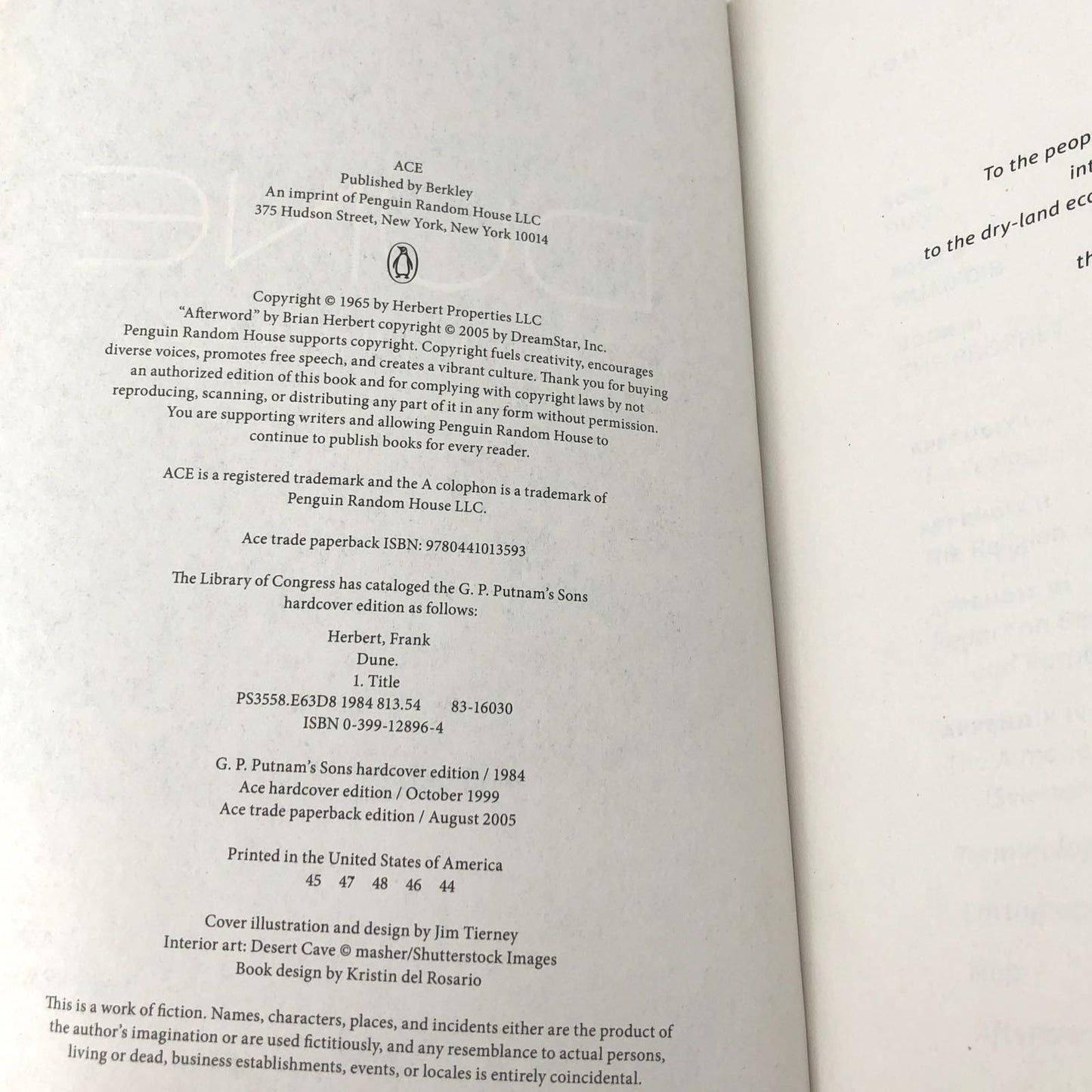 Dune by Frank Herbert [DELUXE TRADE PAPERBACK] 2005 • Ace Books