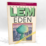 Eden by Stanisław Lem [FIRST PAPERBACK PRINTING] 1989 • HBJ *See condition