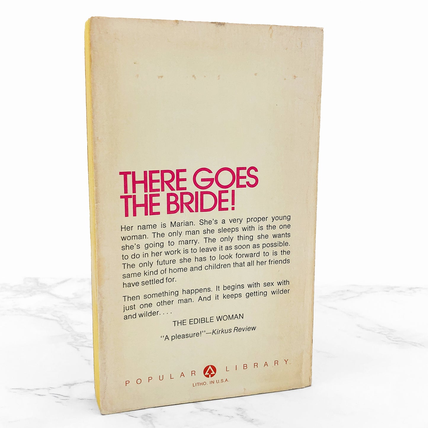 The Edible Woman by Margaret Atwood [FIRST U.S. PAPERBACK PRINTING] 1976 • Popular Library