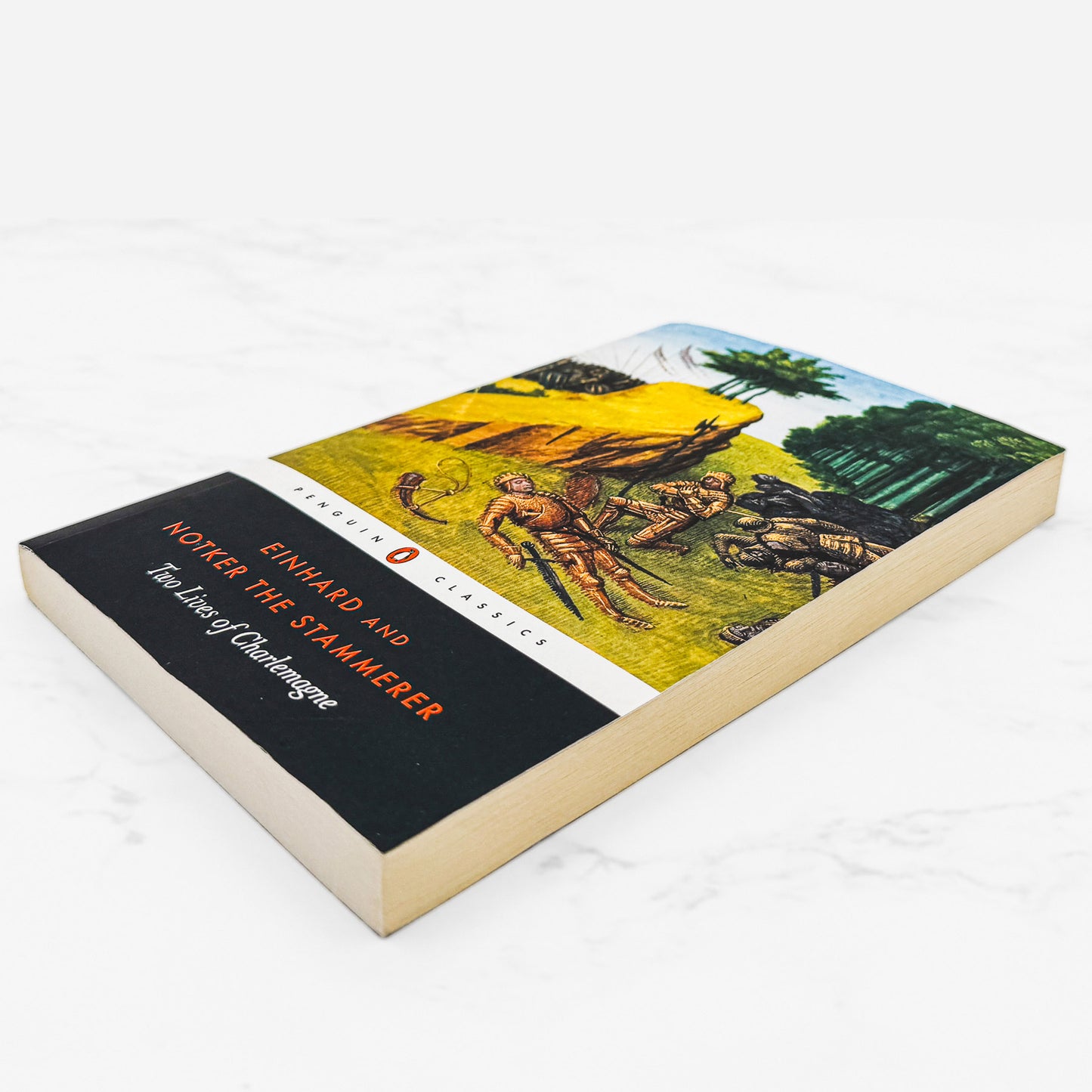 Two Lives of Charlemagne by Einhard & Notker the Stammerer [U.K. TRADE PAPERBACK] 2003 • Penguin Classics