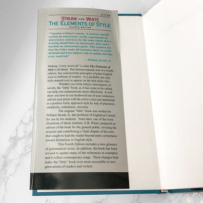 The Elements of Style by William Strunk and E.B. White [4th EDITION HARDCOVER] • 2000