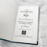The Elements of Style by William Strunk and E.B. White [4th EDITION HARDCOVER] • 2000