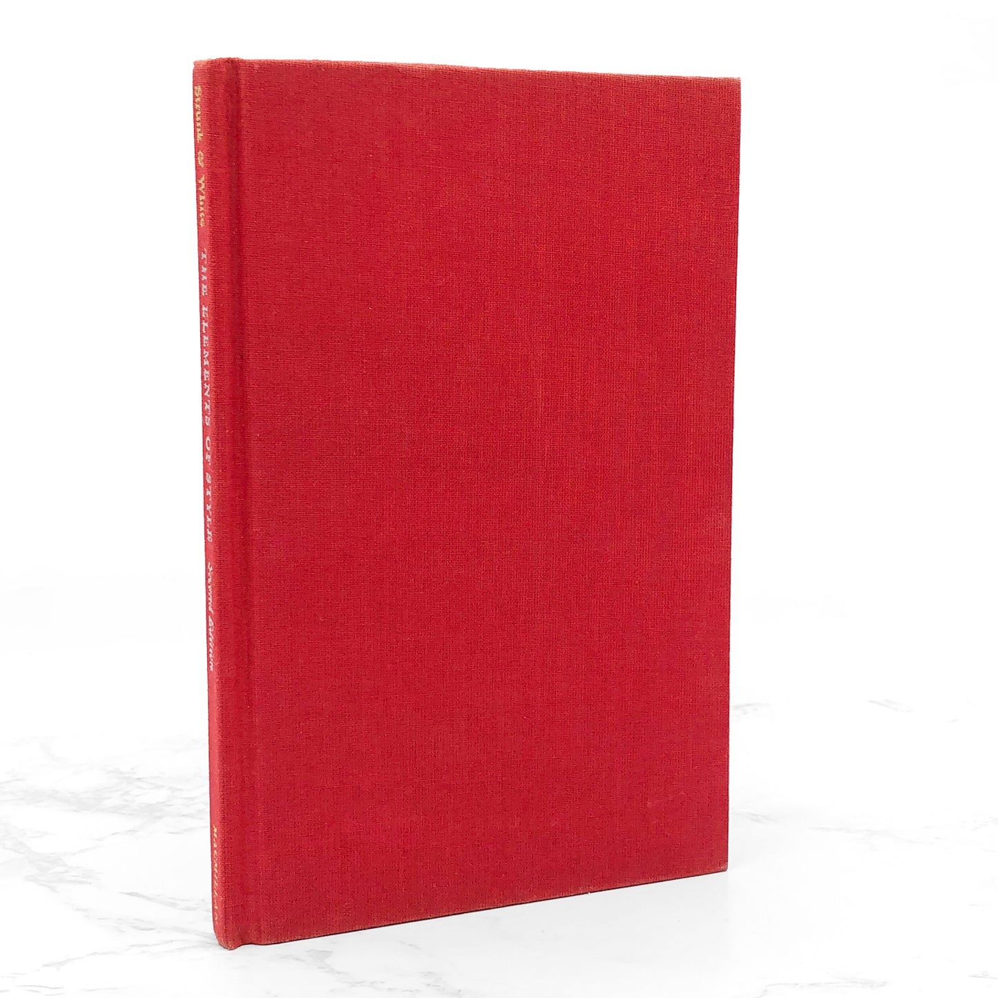 The Elements of Style by William Strunk and E.B. White [SECOND EDITION / HARDCOVER] • 1972