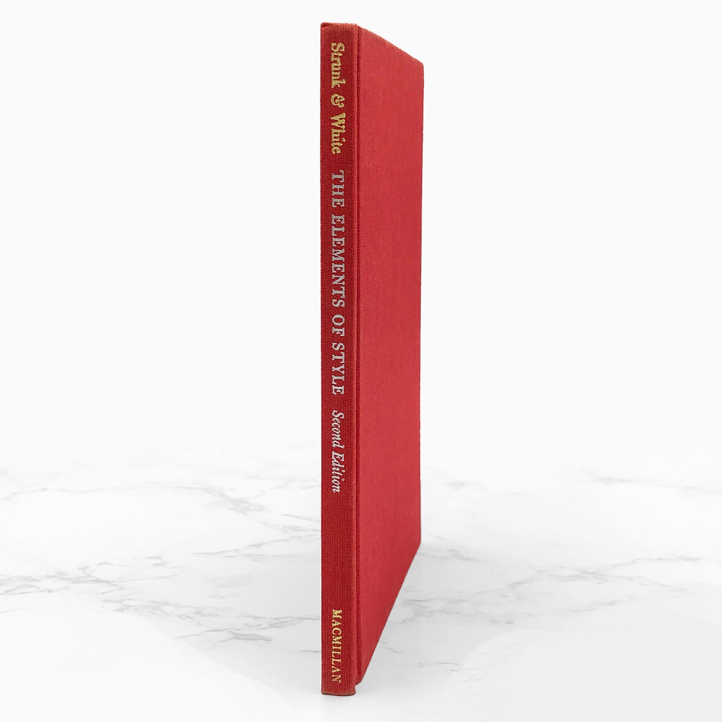 The Elements of Style by William Strunk and E.B. White [SECOND EDITION / HARDCOVER] • 1972