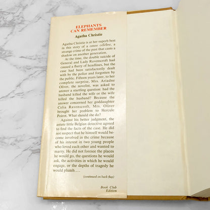 Elephants Can Remember by Agatha Christie [FIRST BOOK CLUB EDITION] 1972