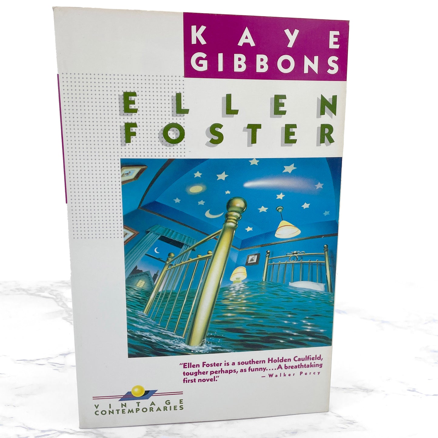Ellen Foster by Kaye Gibbons [FIRST PAPERBACK EDITION] 1988 • Vintage Contemporaries