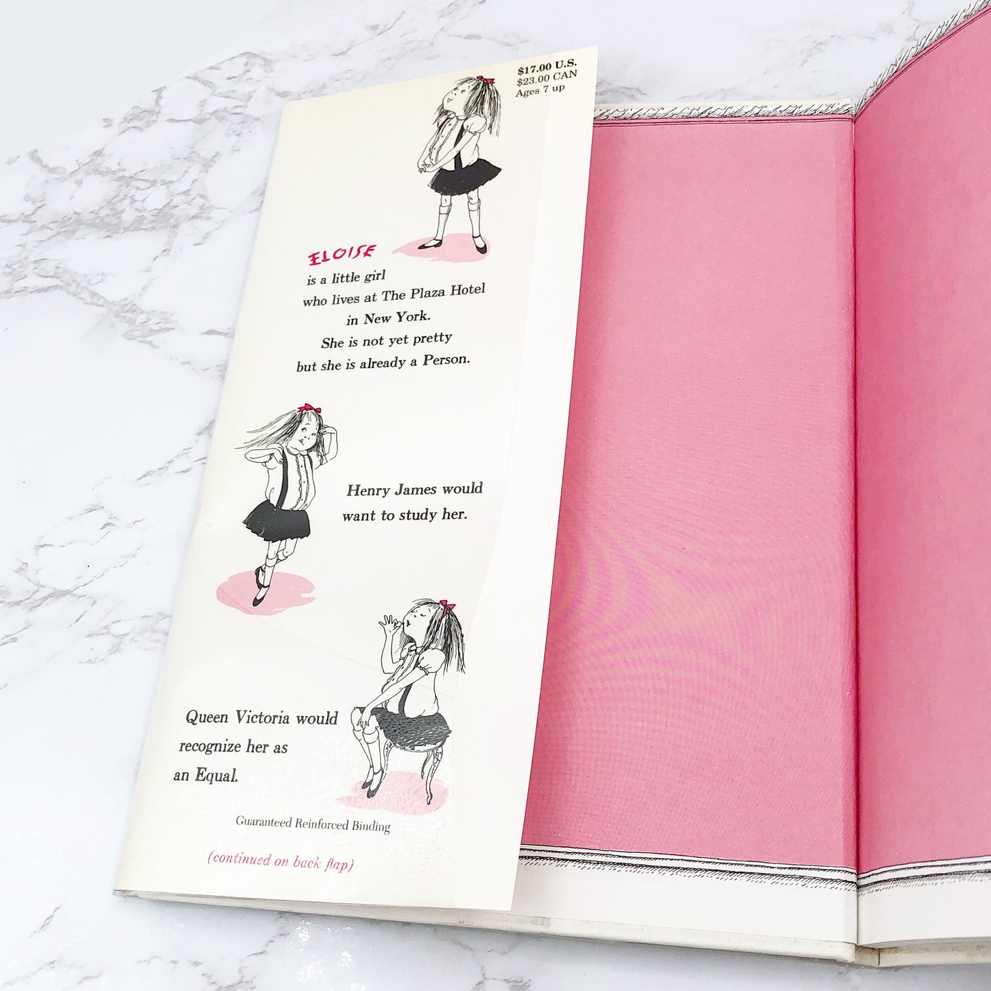 Eloise by Kay Thompson w. drawings by Hilary Knight [HARDCOVER RE-PRINT] 1983 • Simon & Schuster