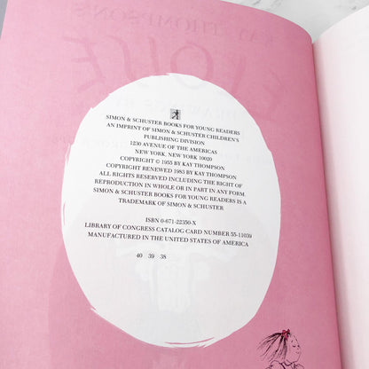 Eloise by Kay Thompson w. drawings by Hilary Knight [HARDCOVER RE-PRINT] 1983 • Simon & Schuster