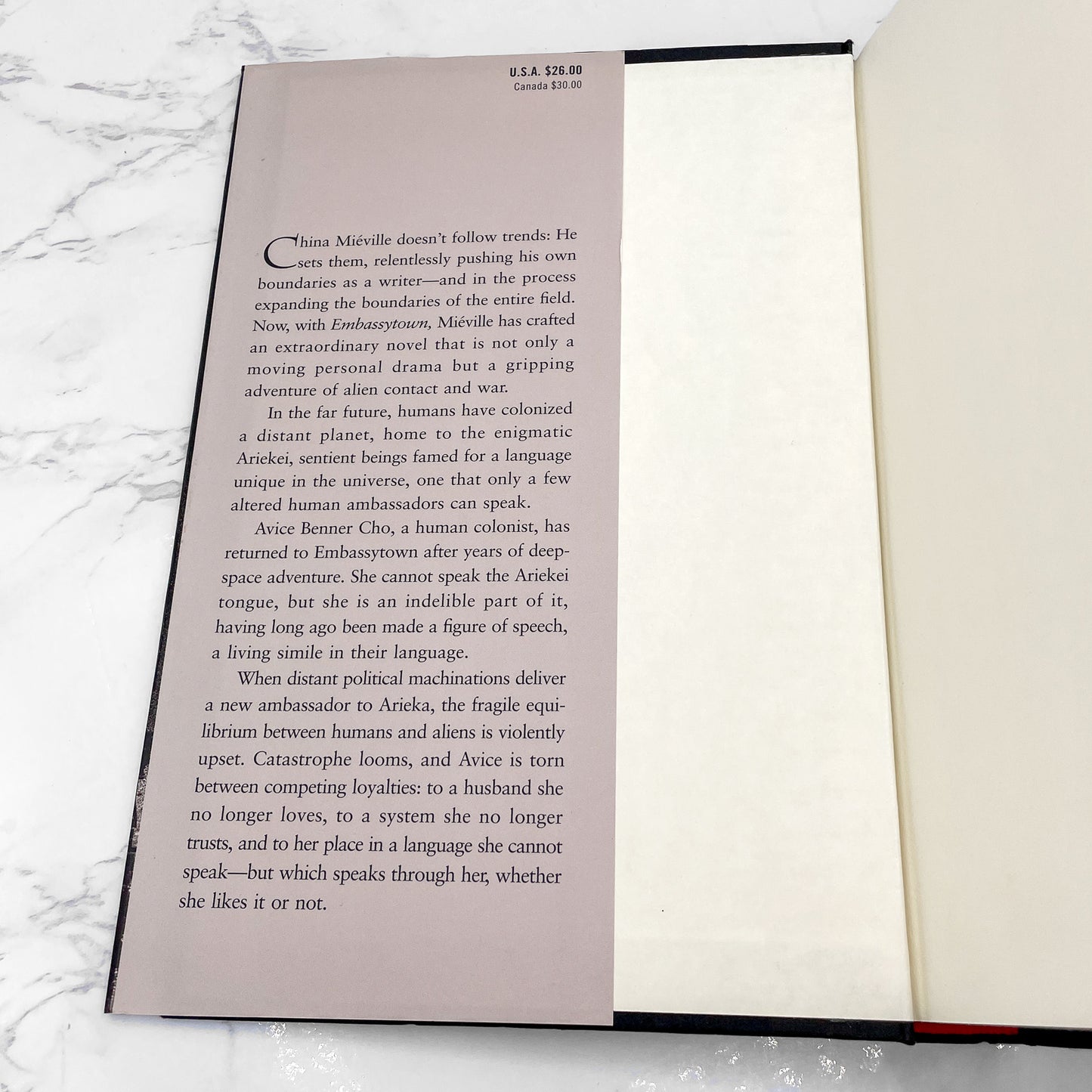 Embassytown by China Miéville [U.S. FIRST EDITION • FIRST PRINTING] 2011 • Ballantine