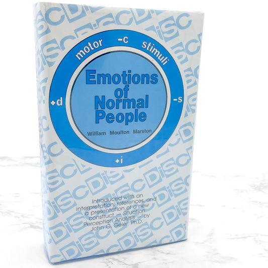 Emotions of Normal People by William Moulton Marston [FIRST EDITION • FIRST PRINTING] 1979 • Persona Press