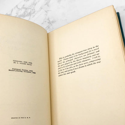 The Empress of Hearts: A Romance of Marie Antoinette by E. Barrington [U.S. FIRST EDITION] 1928 • Grosset & Dunlap