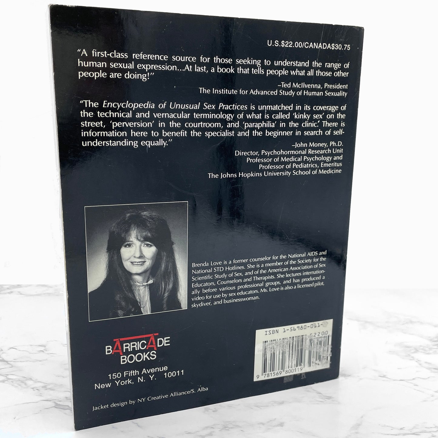 The Encyclopedia of Unusual Sex Practices by Brenda Love SIGNED! [FIRST EDITION PAPERBACK] 1992 • Barricade Books