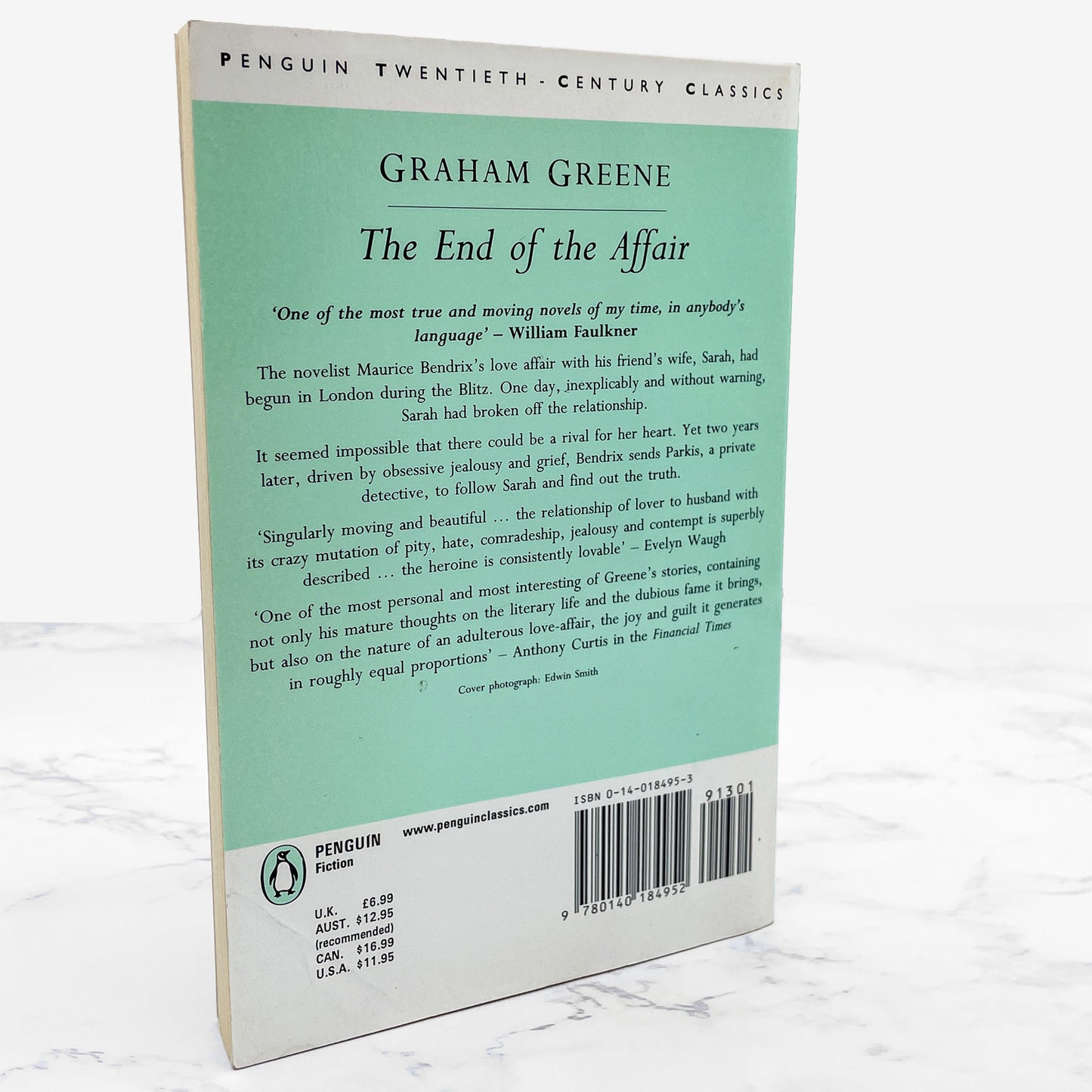 The End of the Affair by Graham Greene [TRADE PAPERBACK] 1994 • Penguin