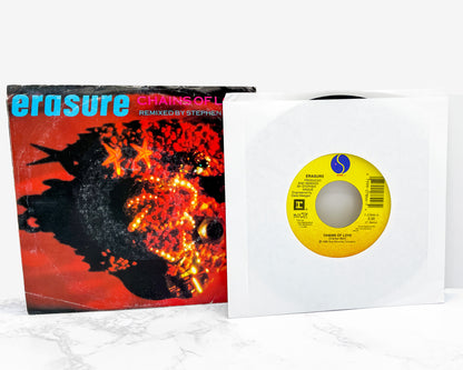 Erasure – Chains of Love b/w Don't Suppose [7" VINYL SINGLE] 1988 • Sire
