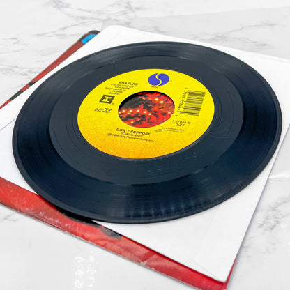 Erasure – Chains of Love b/w Don't Suppose [7" VINYL SINGLE] 1988 • Sire