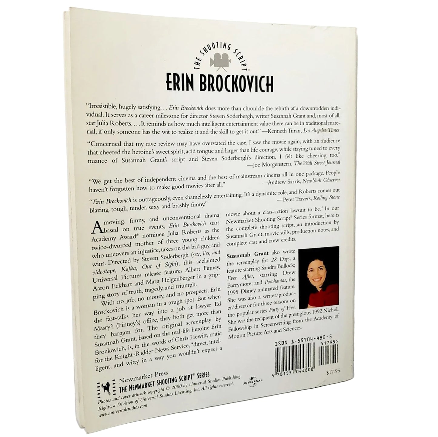 Erin Brockovich: The Shooting Script by Susannah Grant [FIRST EDITION] 2000 • Newmarket