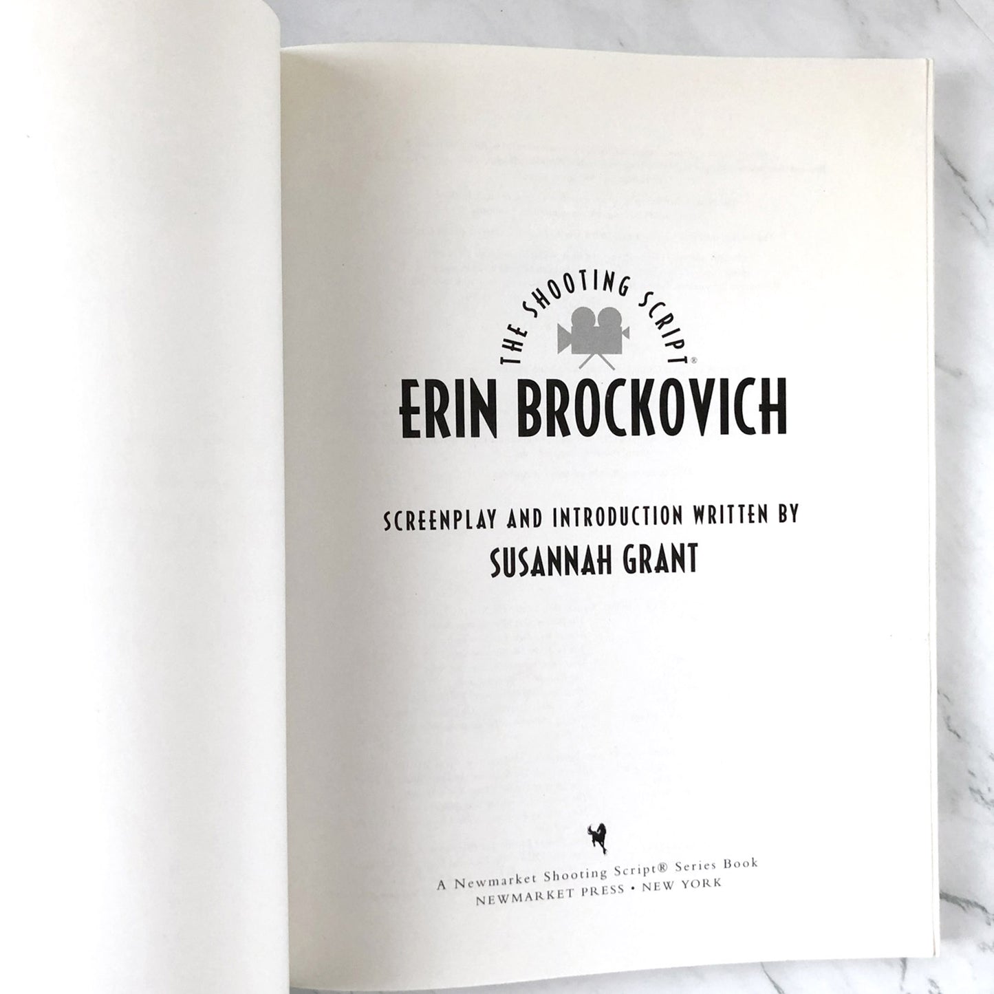 Erin Brockovich: The Shooting Script by Susannah Grant [FIRST EDITION] 2000 • Newmarket