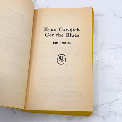 Even Cowgirls Get the Blues by Tom Robbins [1979 PAPERBACK] • Ballantine
