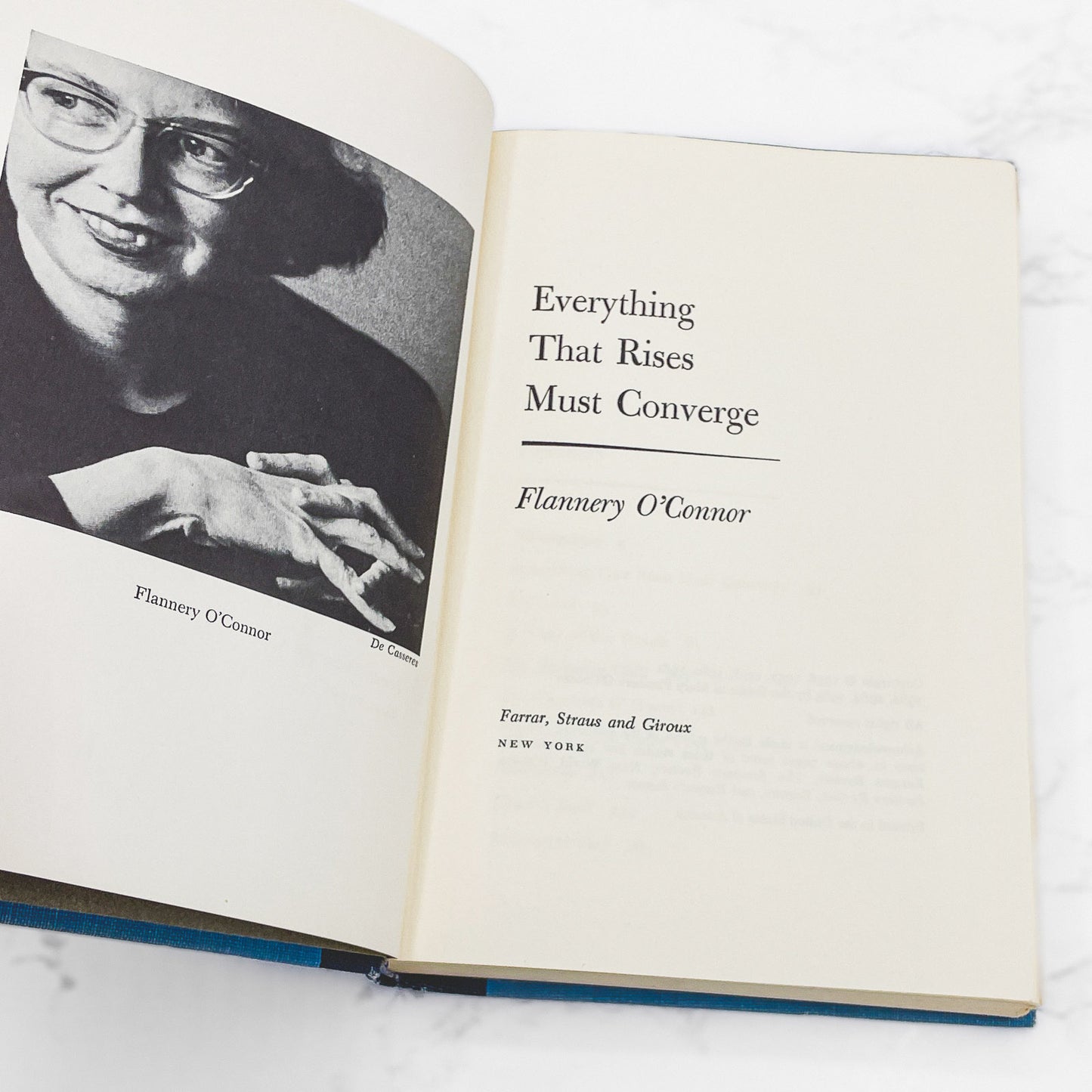 Everything That Rises Must Converge by Flannery O'Connor [BOOK CLUB EDITION] 1965 • FSG