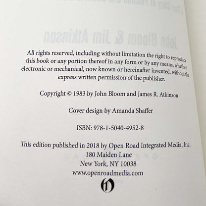 Evidence of Love: A True Story of Passion and Death in the Suburbs by John Bloom & Jim Atkinson [TRADE PAPERBACK] 2018