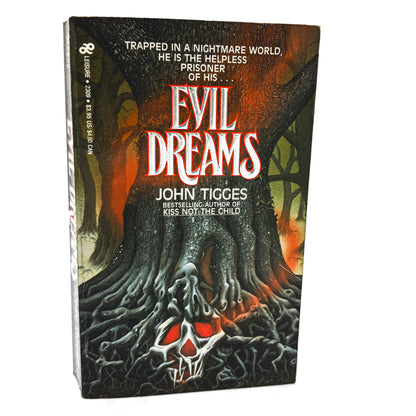 Evil Dreams by John Tigges [FIRST EDITION PAPERBACK] 1986 • Leisure Horror