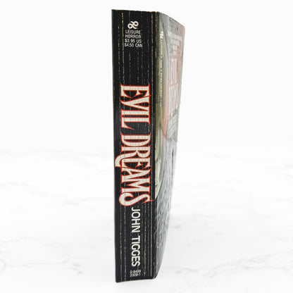 Evil Dreams by John Tigges [FIRST EDITION PAPERBACK] 1986 • Leisure Horror