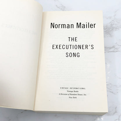 The Executioner's Song by Norman Mailer [TRADE PAPERBACK] 1998 • Vintage International