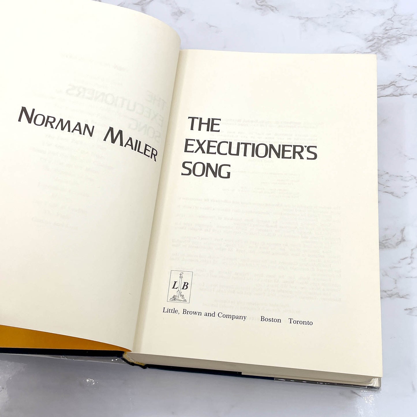 The Executioner's Song by Norman Mailer [FIRST EDITION • FIRST PRINTING] 1979 • Little Brown & Co.