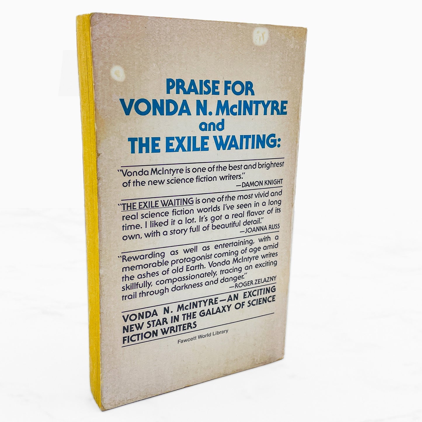 The Exile Waiting by Vonda N. McIntyre [FIRST PAPERBACK PRINTING] 1976 • Fawcett