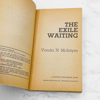 The Exile Waiting by Vonda N. McIntyre [FIRST PAPERBACK PRINTING] 1976 • Fawcett