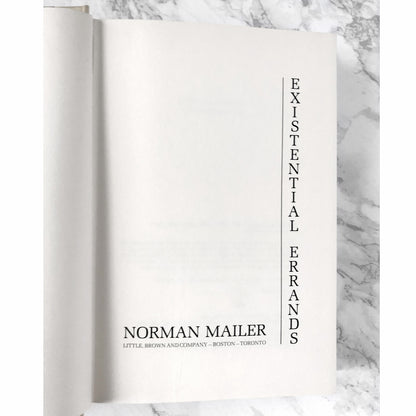 Existential Errands by Norman Mailer [FIRST EDITION • FIRST PRINTING] 1972 • Little Brown