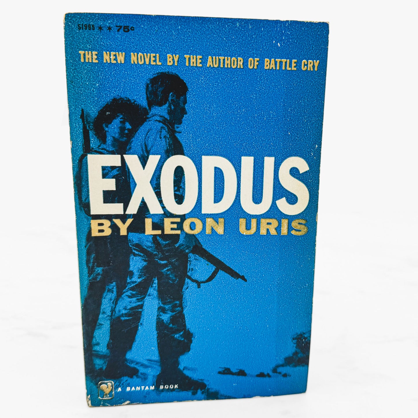 Exodus by Leon Uris [FIRST PAPERBACK EDITION] 1959 • Bantam