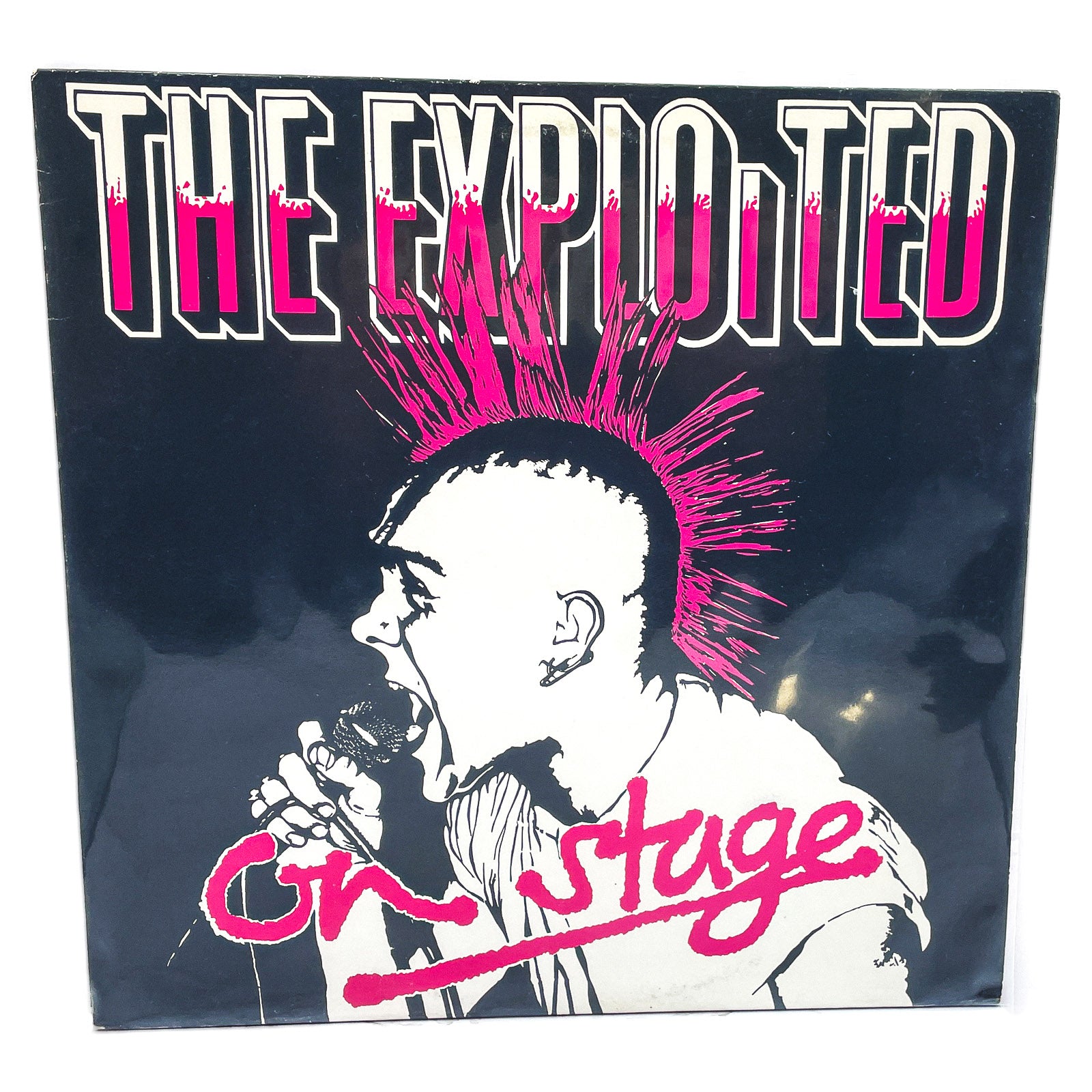 The Exploited エクスプロイテッド ピクチャーレコード The Exploited - Live On Stage [VINYL LP] 1985 • U.K Reissue