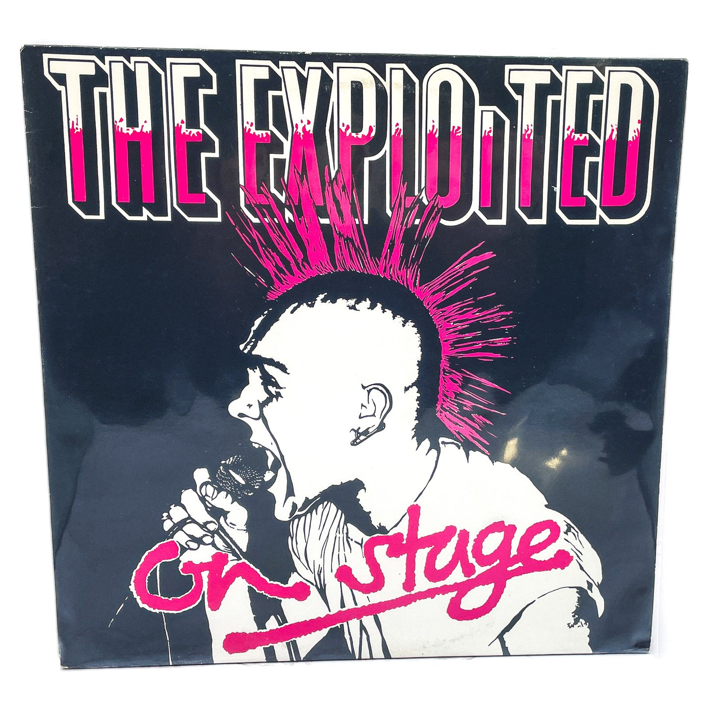 The Exploited - Live On Stage [VINYL LP] 1985 • U.K Reissue • Cartel / Castle