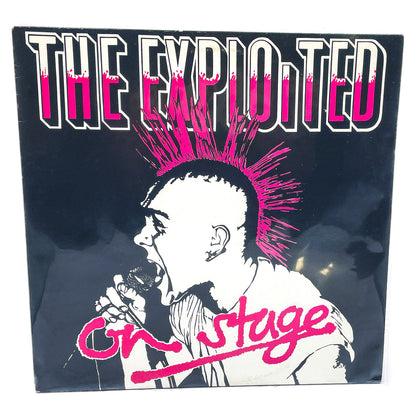 The Exploited - Live On Stage [VINYL LP] 1985 • U.K Reissue • Cartel / Castle