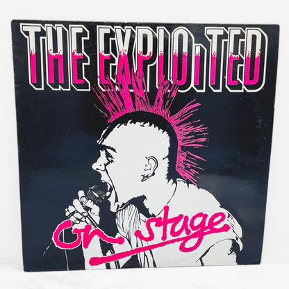 The Exploited - Live On Stage [VINYL LP] 1985 • U.K Reissue • Cartel / Castle