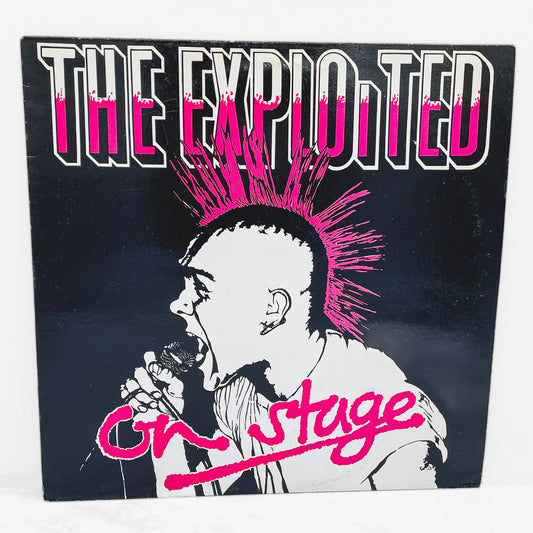 The Exploited - Live On Stage [VINYL LP] 1985 • U.K Reissue • Cartel / Castle
