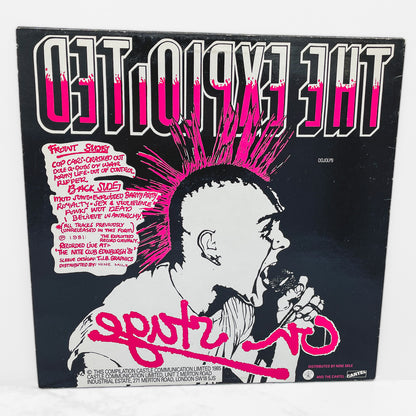 The Exploited - Live On Stage [VINYL LP] 1985 • U.K Reissue • Cartel / Castle