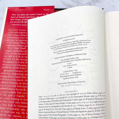 Extremely Loud & Incredibly Close by Jonathan Safran Foer [FIRST EDITION] 2005 • Houghton Mifflin