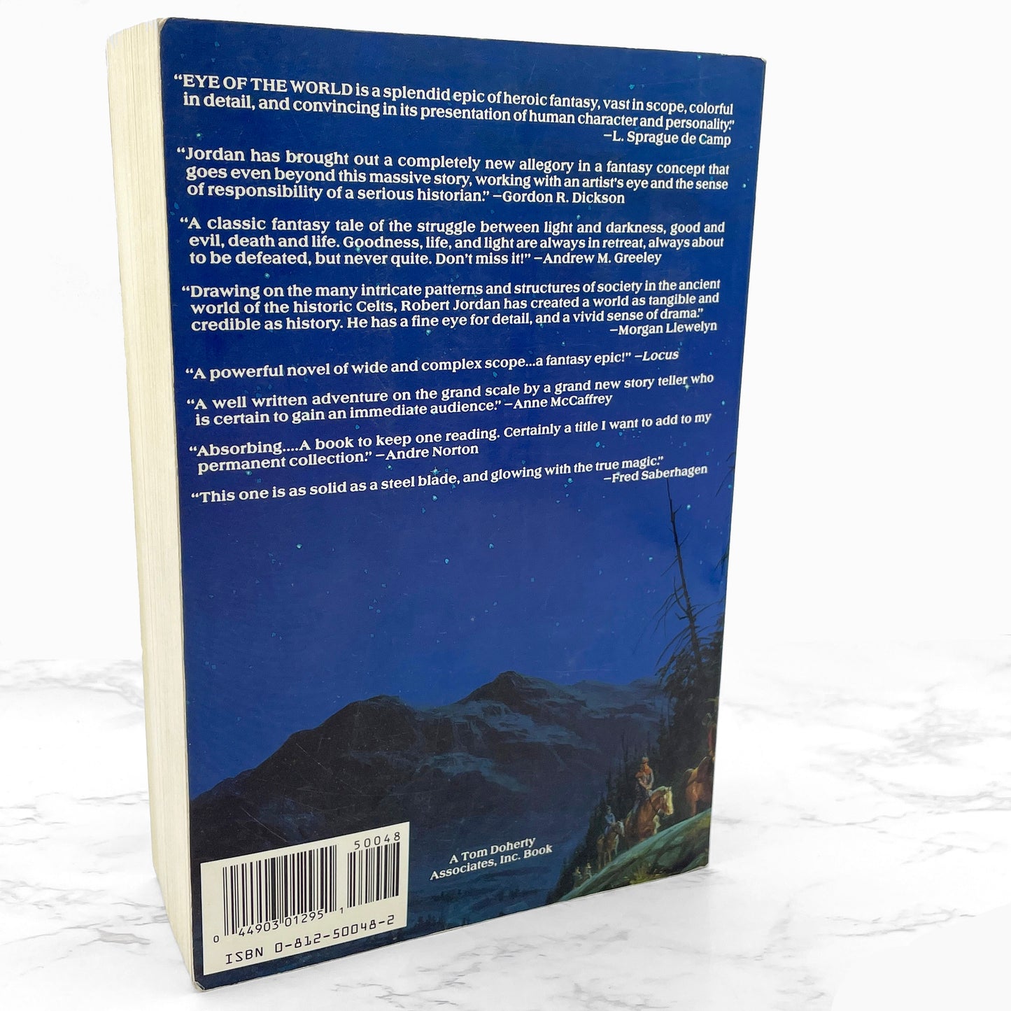 The Eye of the World by Robert Jordan [FIRST EDITION • FIRST PRINTING] 1990 • Trade Paperback • TOR • Wheel of Time #1