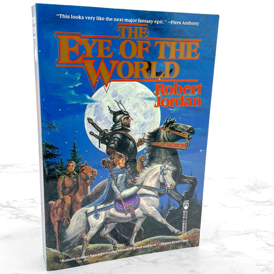 The Eye of the World by Robert Jordan [FIRST EDITION TRADE PAPERBACK] 1990 • Later TOR Print • Wheel of Time #1