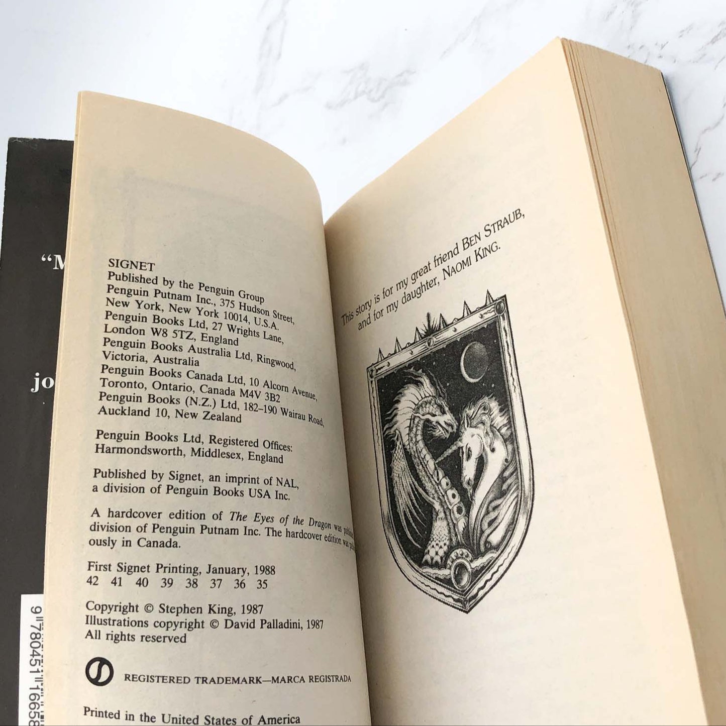 The Eyes of the Dragon by Stephen King [1996 PAPERBACK] • Signet