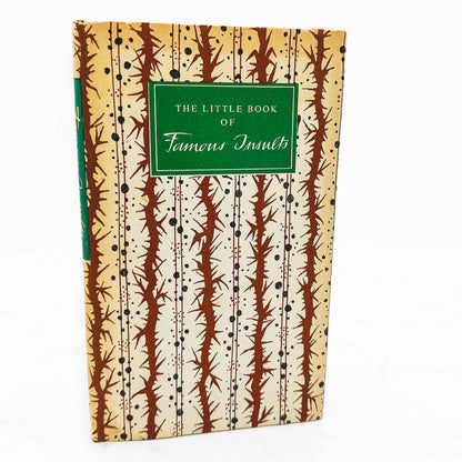 The Little Book of Famous Insults edited by Betty Jo Ramsey [FIRST EDITION] 1964 • Peter Pauper Press