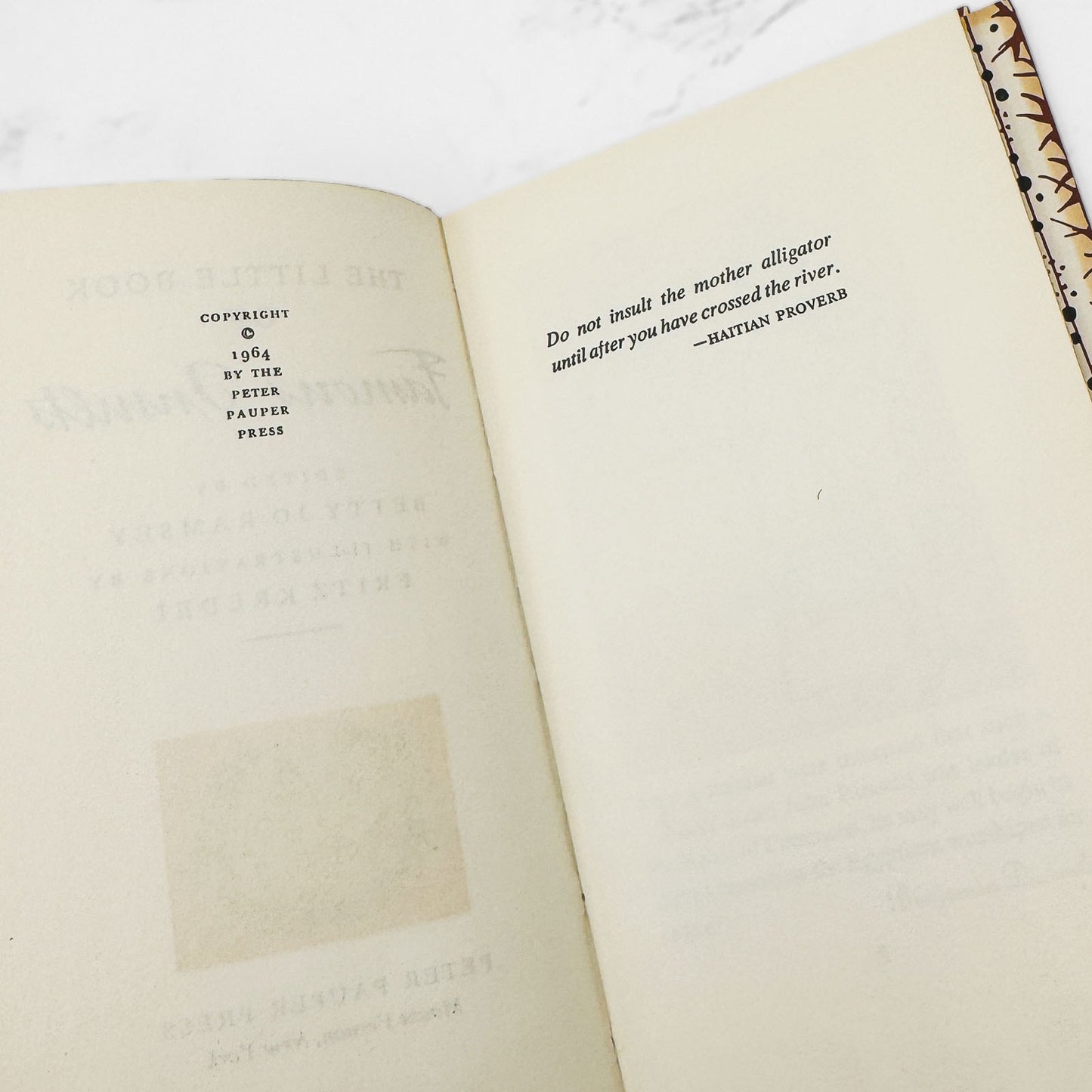 The Little Book of Famous Insults edited by Betty Jo Ramsey [FIRST EDITION] 1964 • Peter Pauper Press