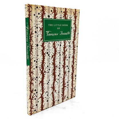The Little Book of Famous Insults edited by Betty Jo Ramsey [FIRST EDITION] 1964 • Peter Pauper Press