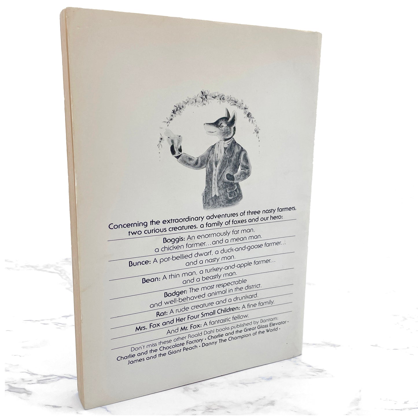 Fantastic Mr. Fox by Roald Dahl & Illustrated by Donald Chaffin [FIRST PAPERBACK PRINTING] 1978 • Bantam